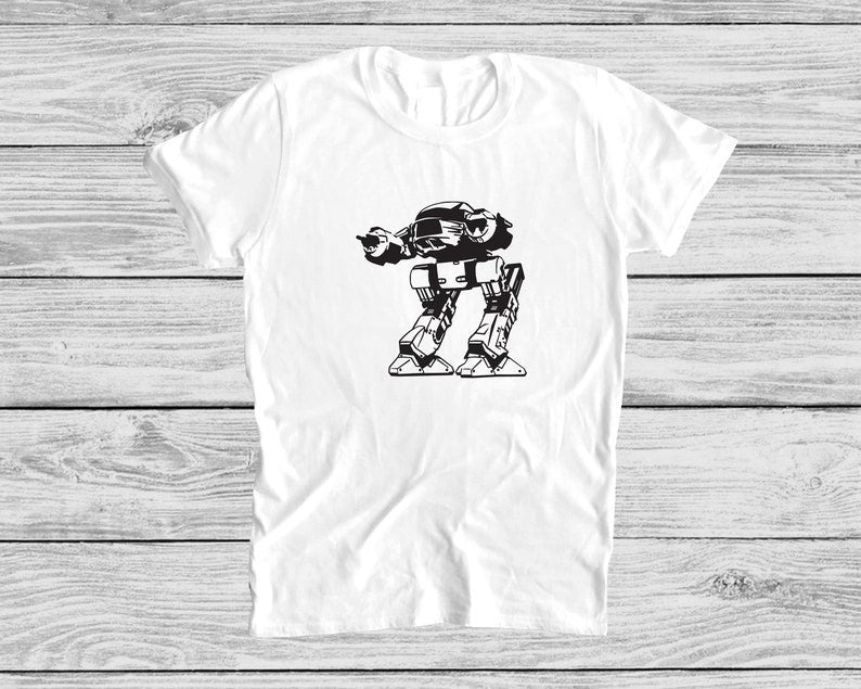 ED 209 Robocop - Adults Unisex T-Shirt - Skidmup