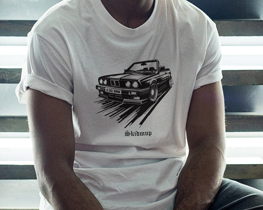 BMW E30 Convertible T Shirt – Classic Alpina